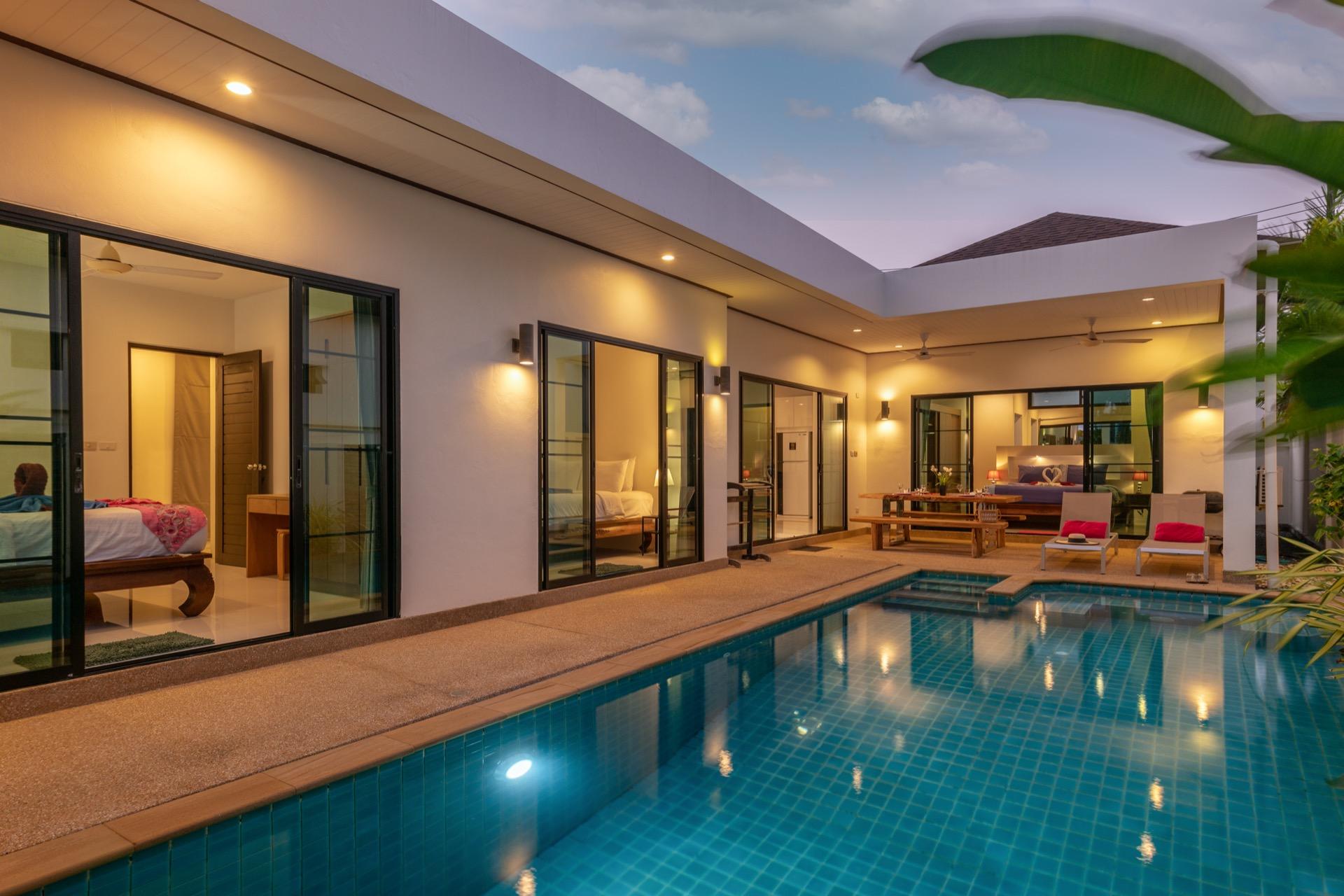 Thai-Themed 3br Boutique Villa, Salt Pool
